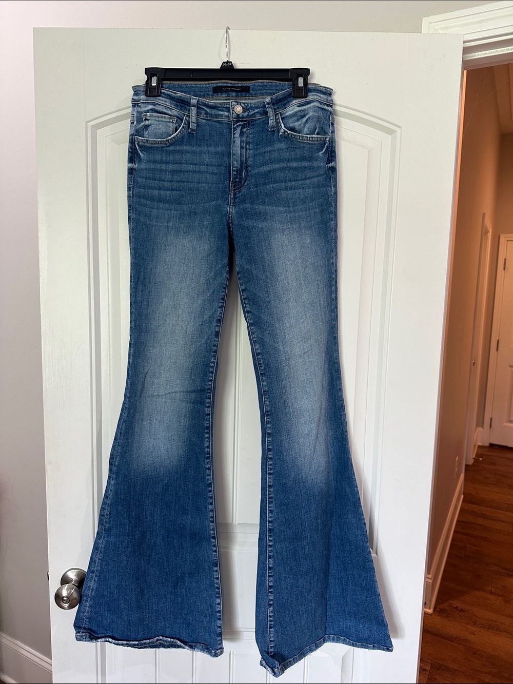 Flying Monkey Medium Blue High-Rise Flare Jeans
